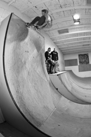 (2012) Lien to tail in his hometown Odense. Duck down or you'll hit the ceiling. Photo by Morten Westh