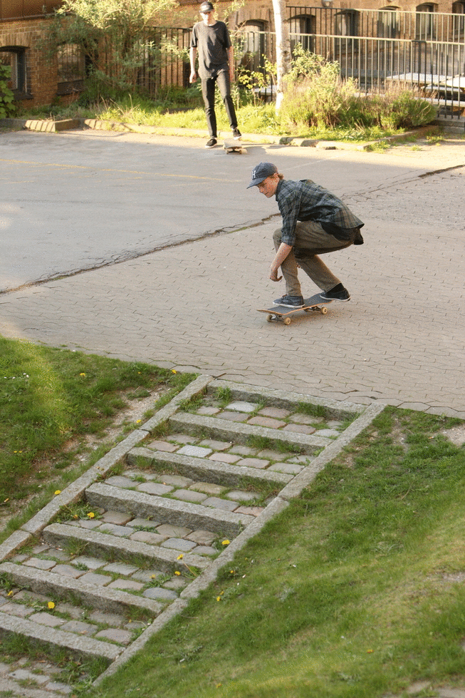 Solid varial heelflip in Copenhagen (2014). Photo by Morten Westh