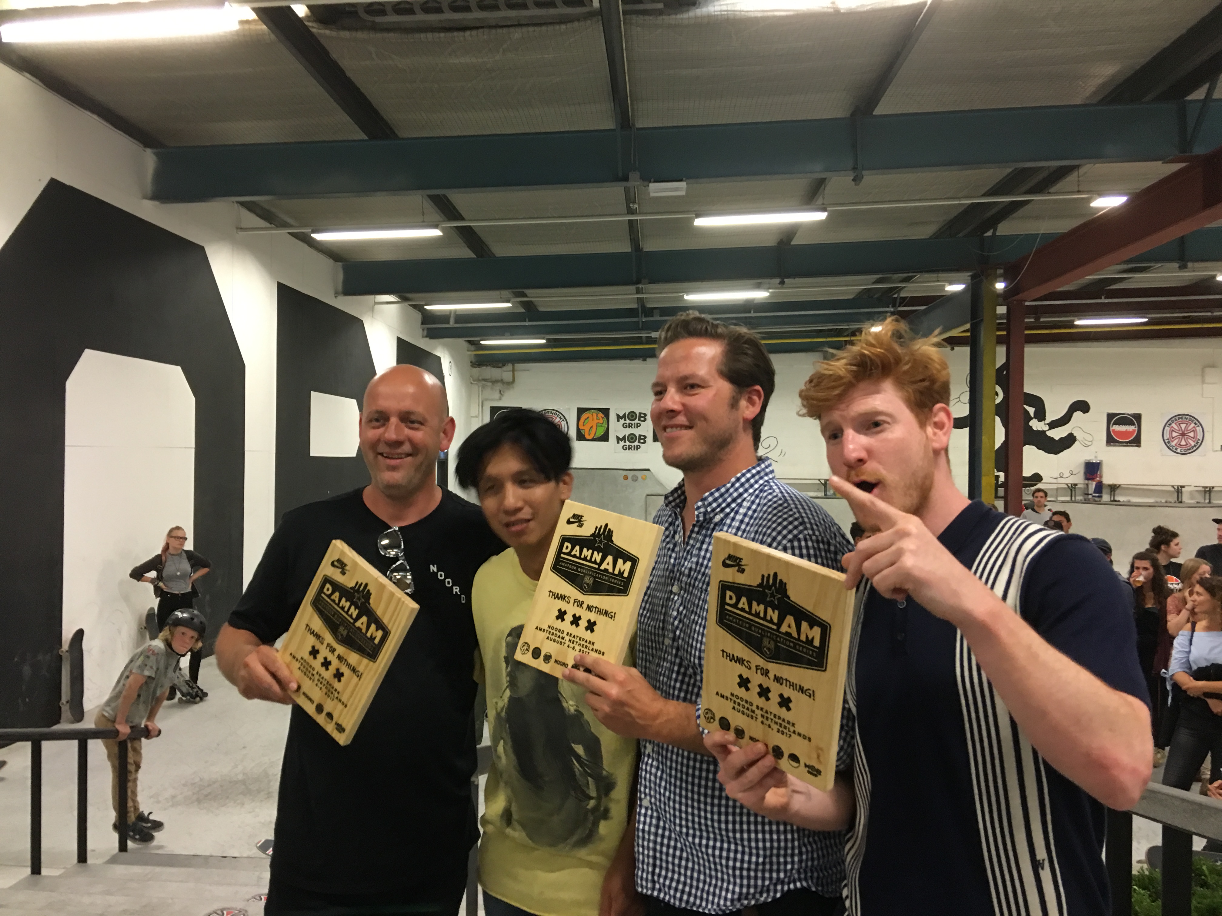 Owners of Amsterdam Skatepark ALSO WON !!! 