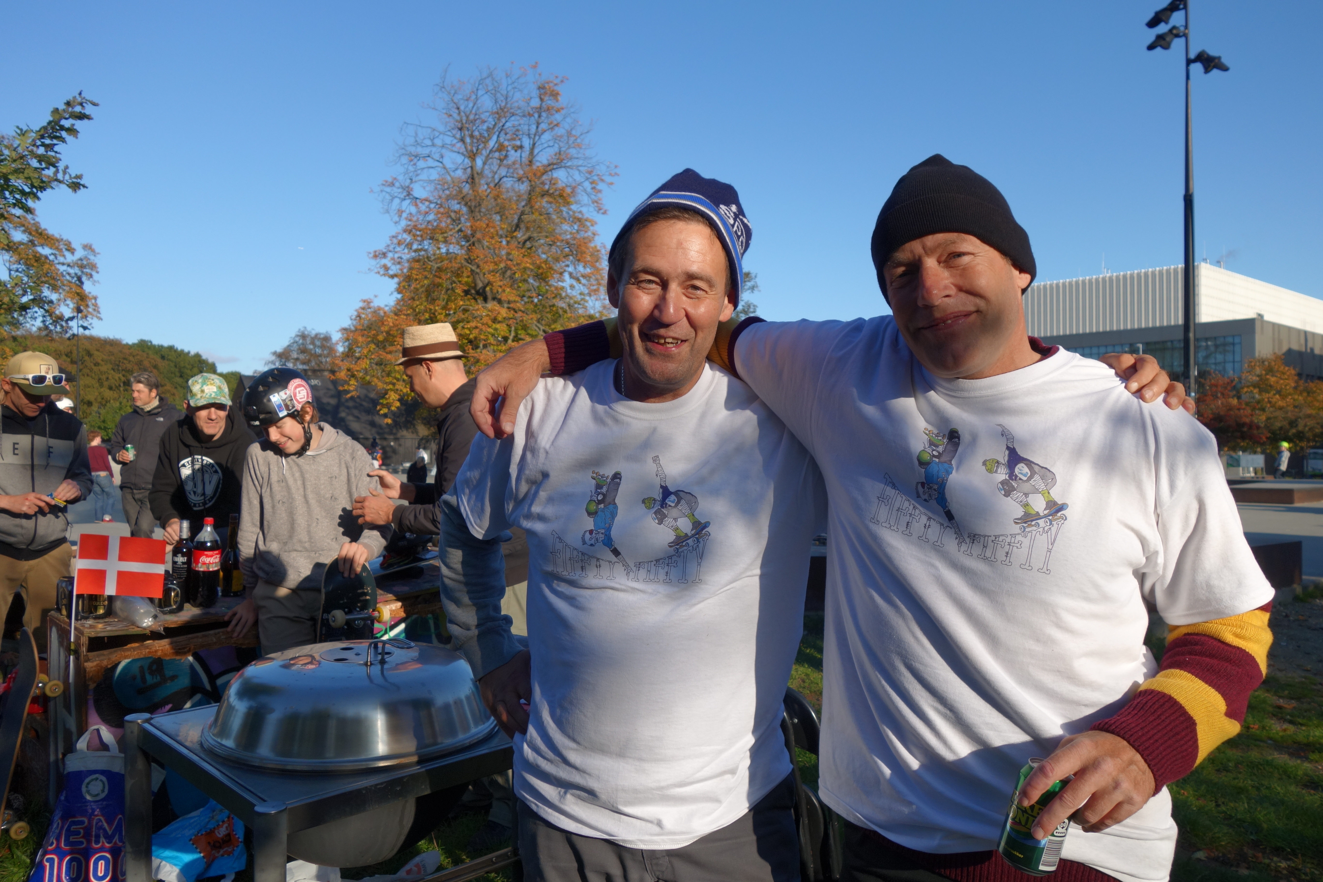 HAPPY BIRTHDAY NYMAND & FINN D ! What a honor & what a respect, still skateboarding at the age of 50, still going hard as we like !! This is a tribute post and some pics from a great day in Fælledparken. 50-50 PARTY !! and yes, how many do you know that can claim that ? …. 