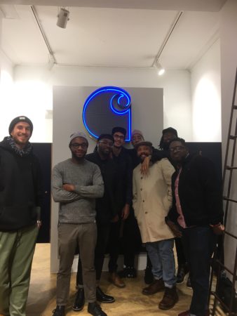 Oddisee and thegoodcompny on the Island tour, in the Carhartt WIP store , Krystalgade .